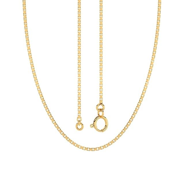 CaratLane 18 KT Yellow Gold Precious Kids Gold Chain for Kids