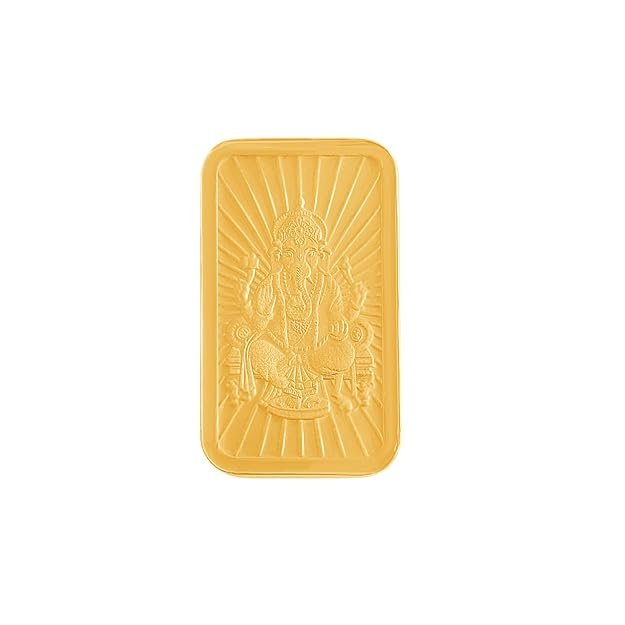 24 KT 999 10gm Ganesha Gold Coin - for Weddings, Festivals, Birthdays & Gifts - Image 2