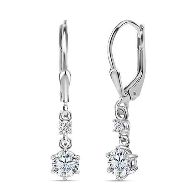 American Diamond Drop Dangle Earrings for Women and Girls