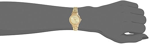 Sonata Quartz Analog Gold Dial Gold Metal Strap Watch for Women - Image 4