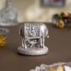 Silver-Plated Kamdhenu Cow with Calf Idol | Auspicious Vastu Remedy for Wealth & Prosperity for Weddings & Housewarming