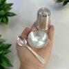 Aashi Silver Jewellery Pure Silver BIS Hallmarked Bowl Spoon and Glass Set
