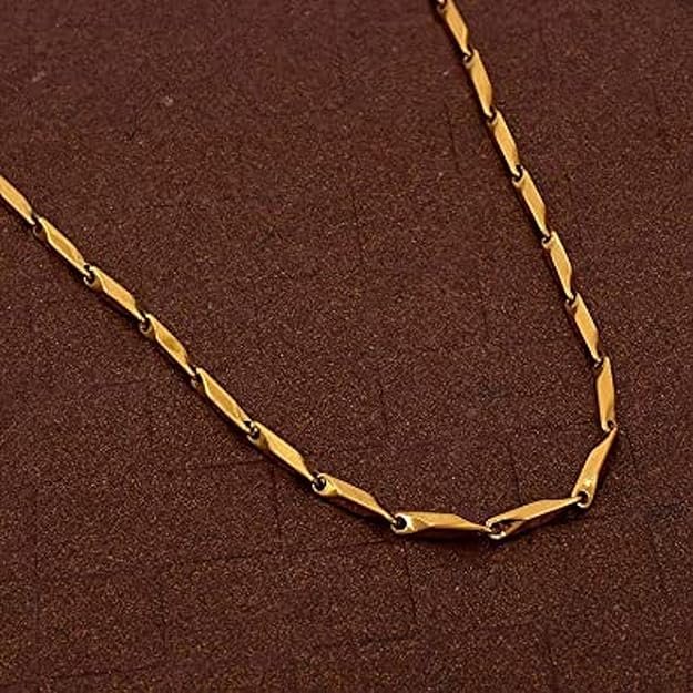 MEENAZ Chain for Men stylish Women girls Boys unisex Boyfriend Gents Fashion Jewellery - Image 2