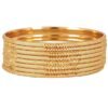 Shining Diva Fashion Latest Gold Traditional Bangles for Women and Girls